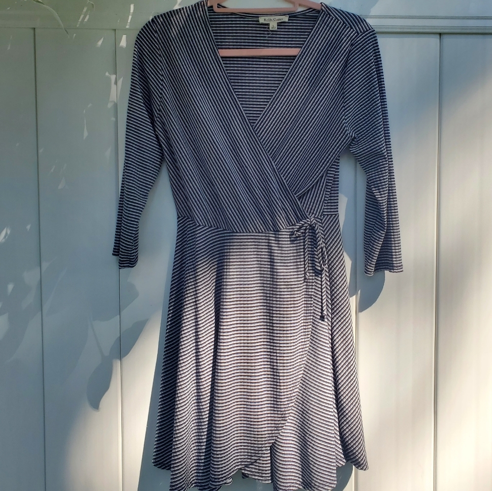 Fit & Flare Striped Dress